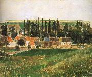 Camille Pissarro Hurrying scenery painting